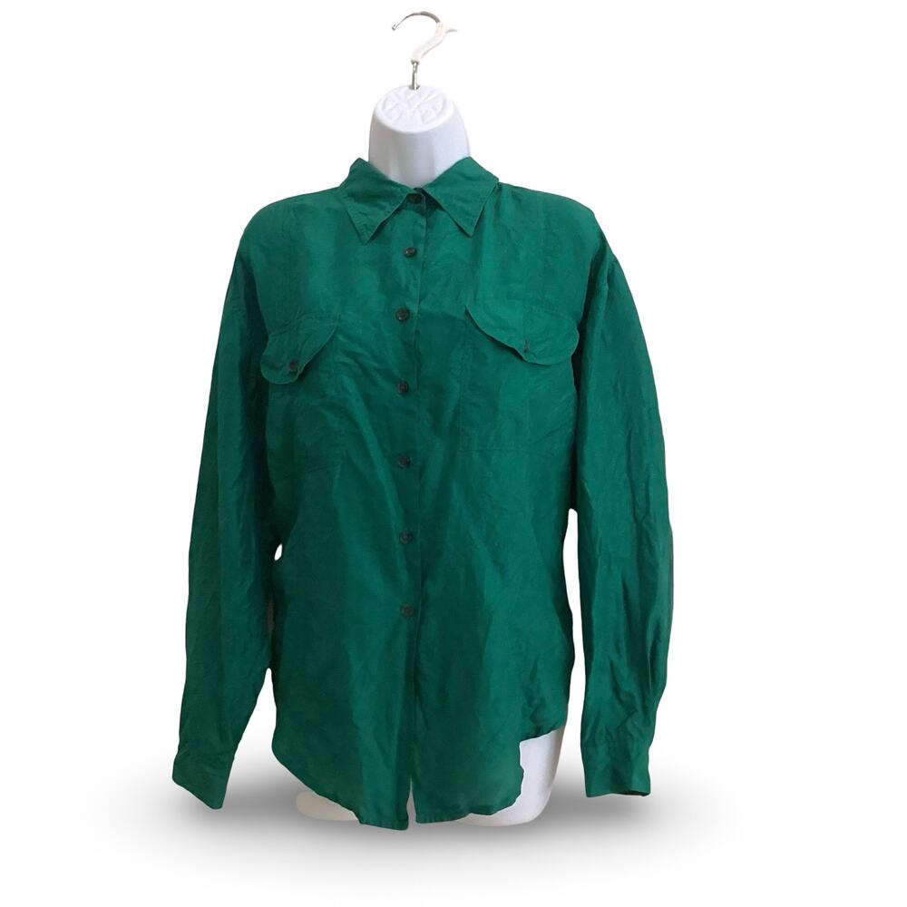 Sophisticates Silk Button Down